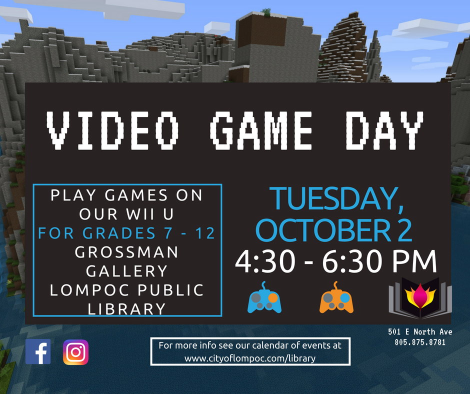 October Video Game Day