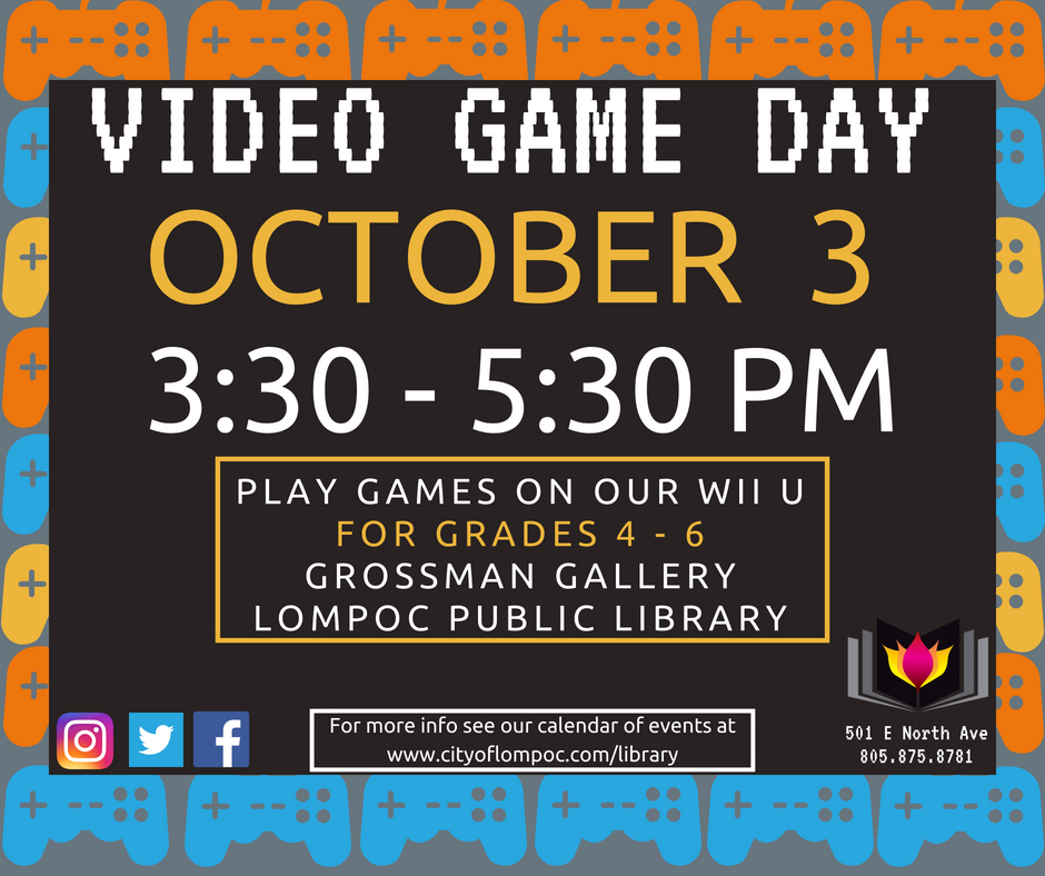 October Video Game Day