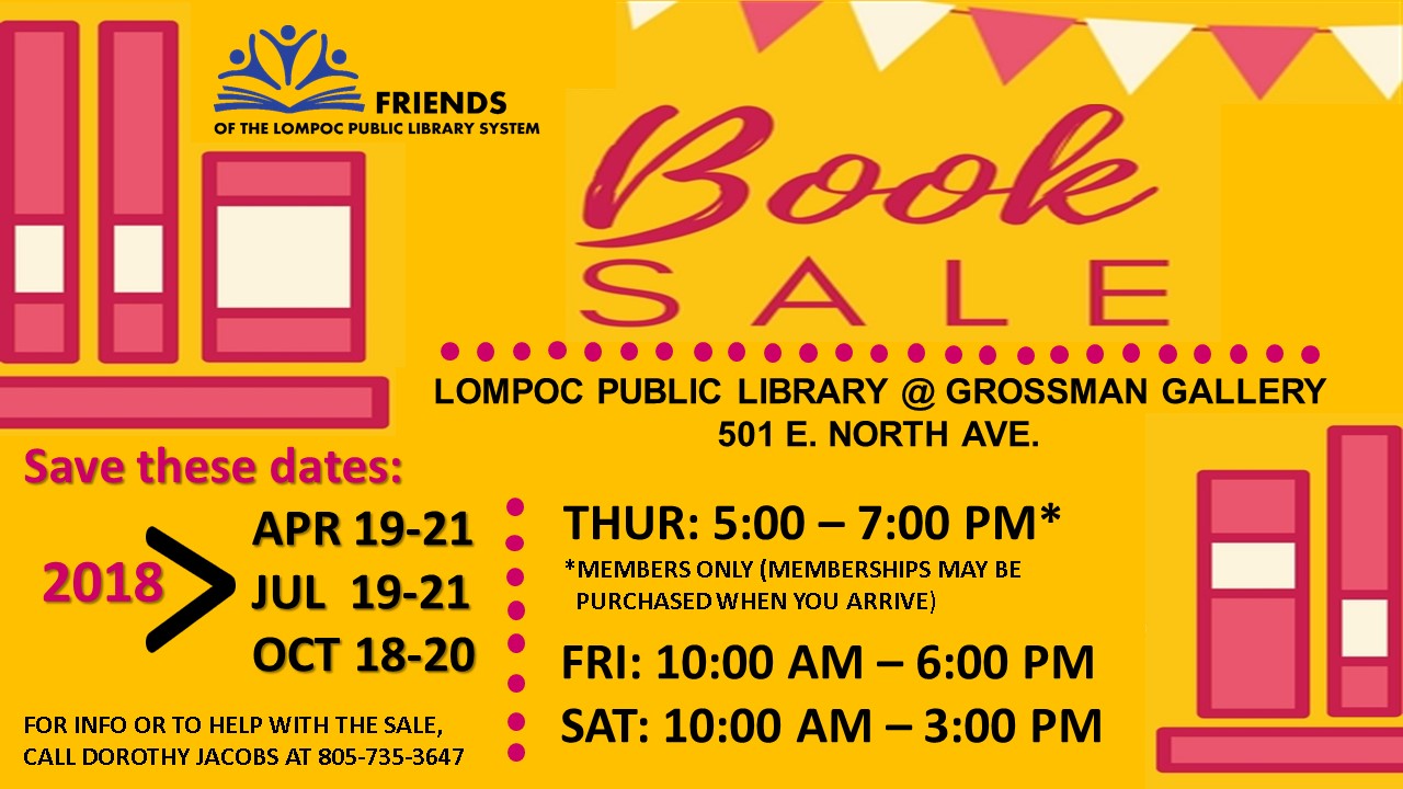 Book Sale Flyer 2018