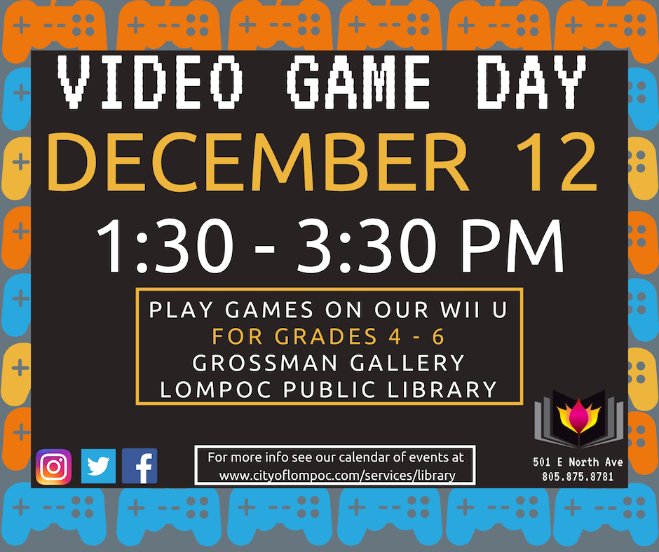 December Video Game Day