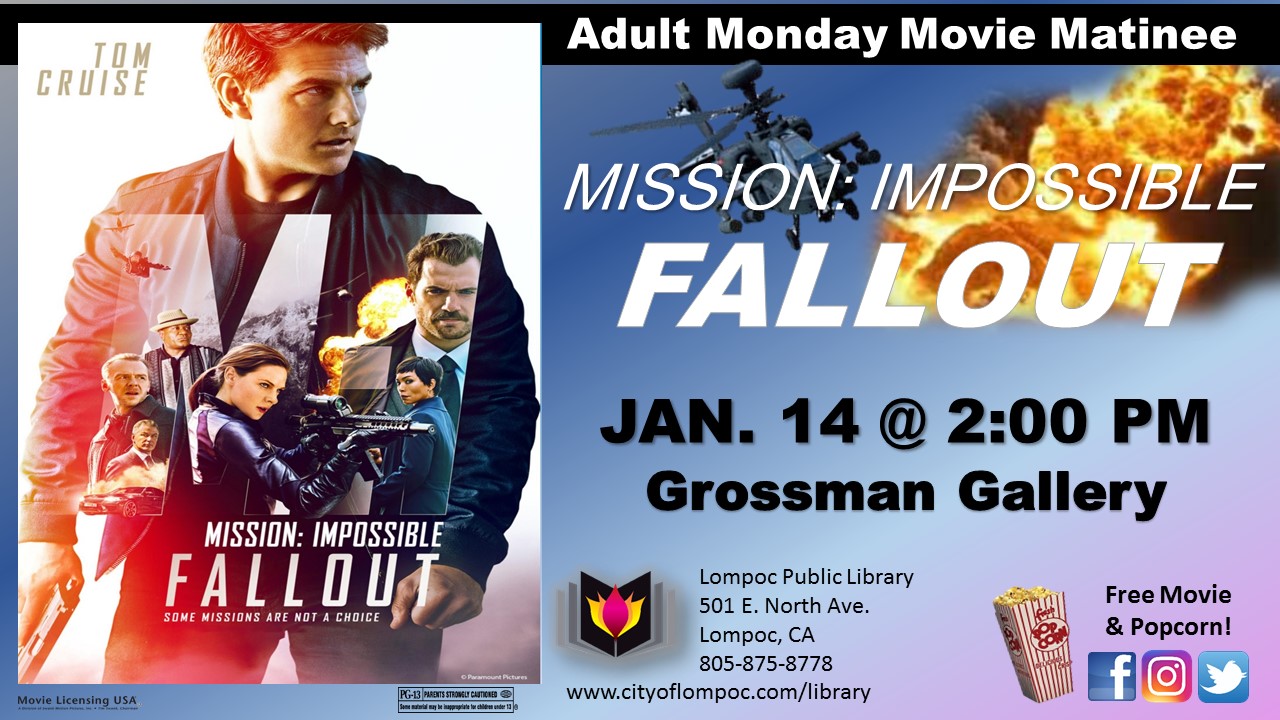 Monday Movie - Mission Impossible Fallout 1.14.19