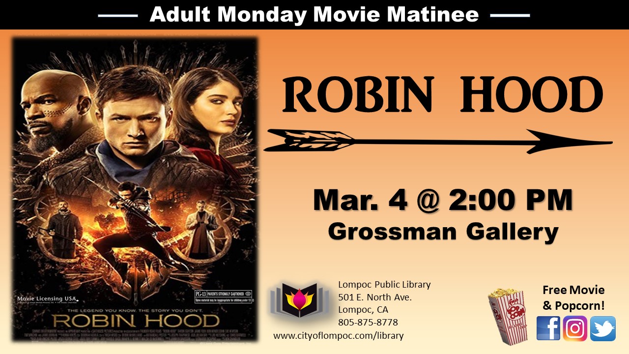 Monday Movie - Robin Hood 3.4.19