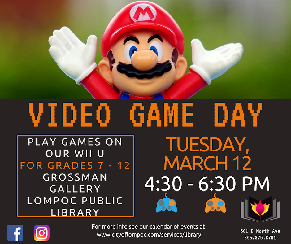 March Video Game Day