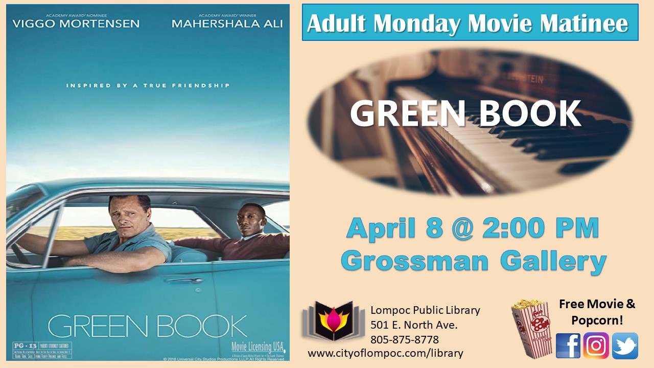 Monday Movie - Green Book 4.8.19