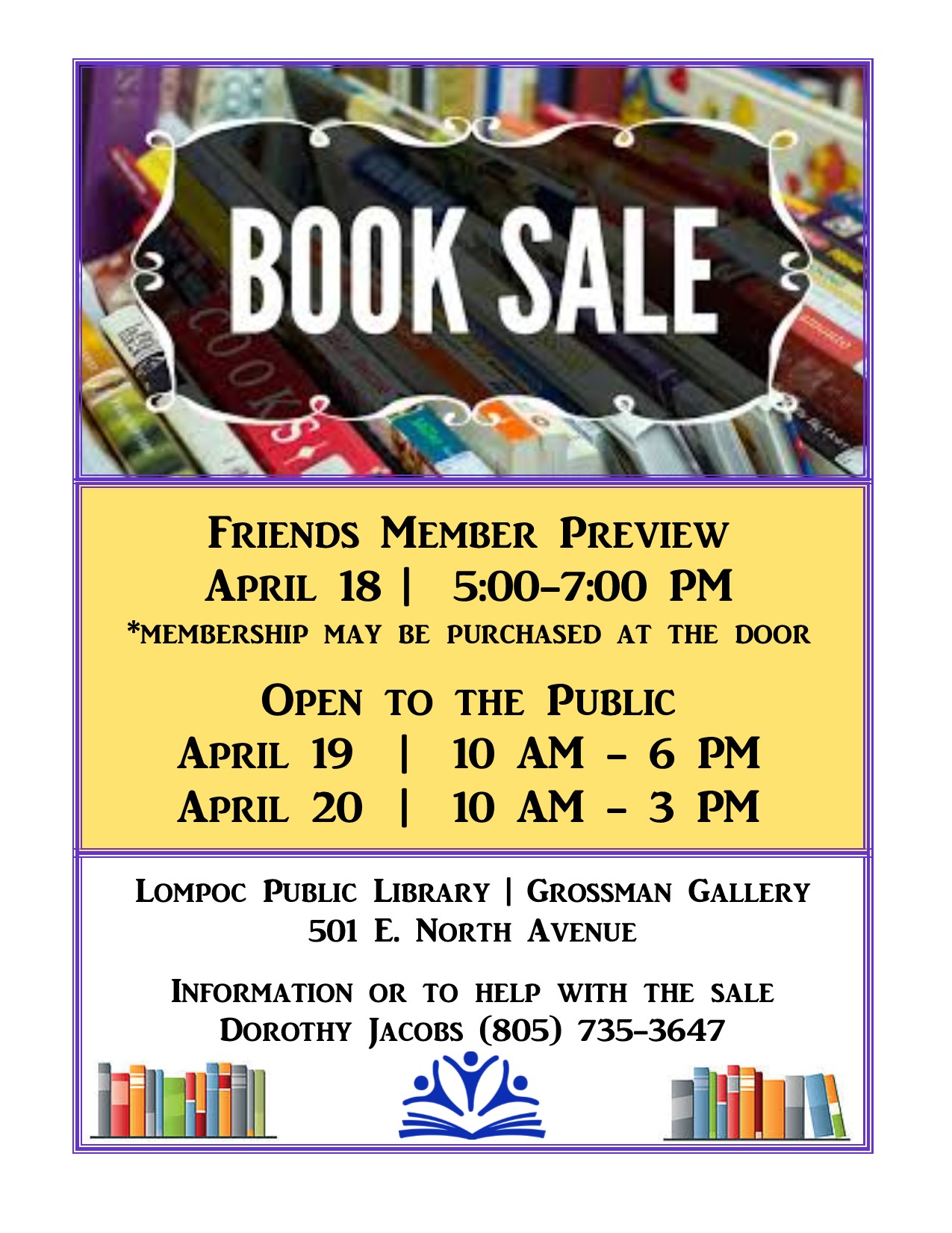 Book Sale Flyer Apr 2019