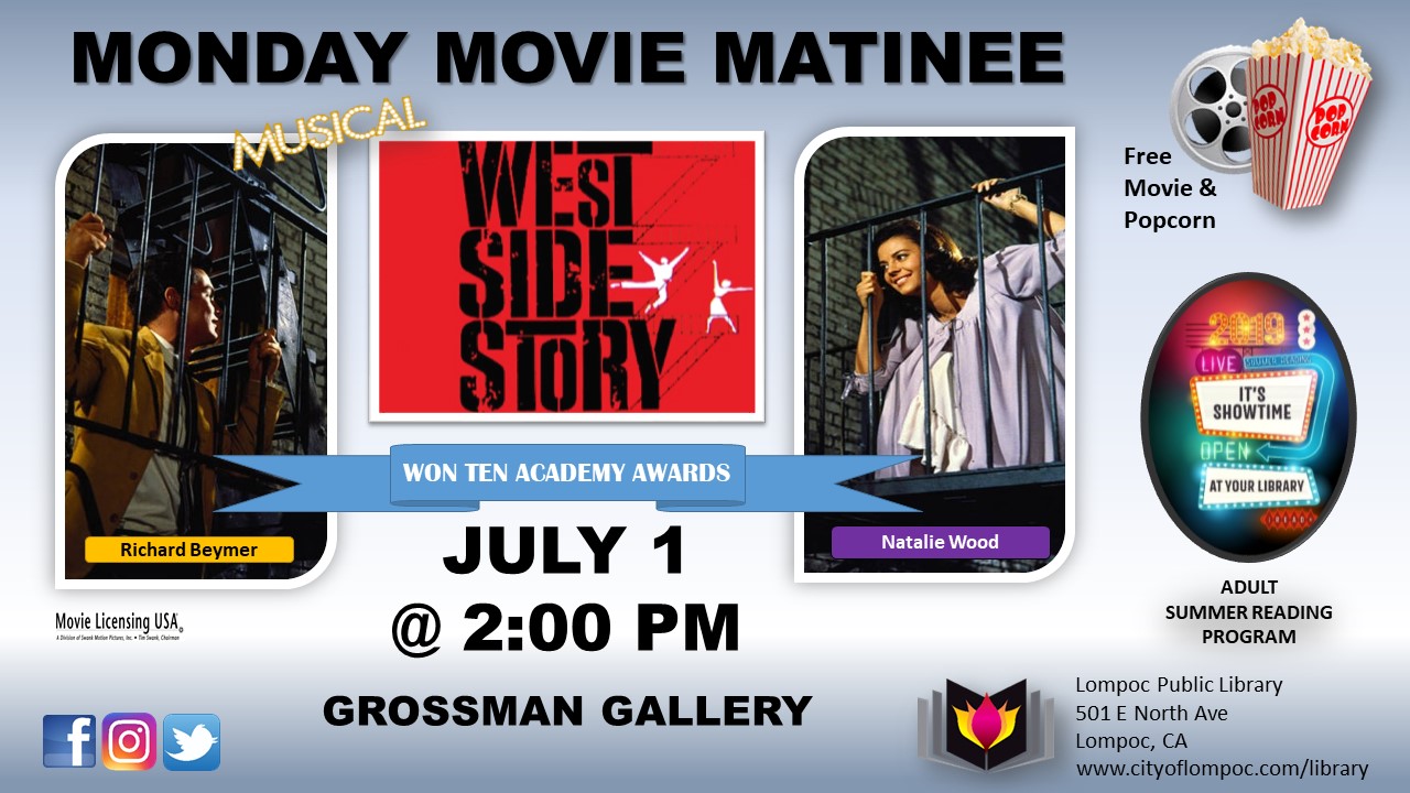 Monday Movie West Side Story 7. 1.19