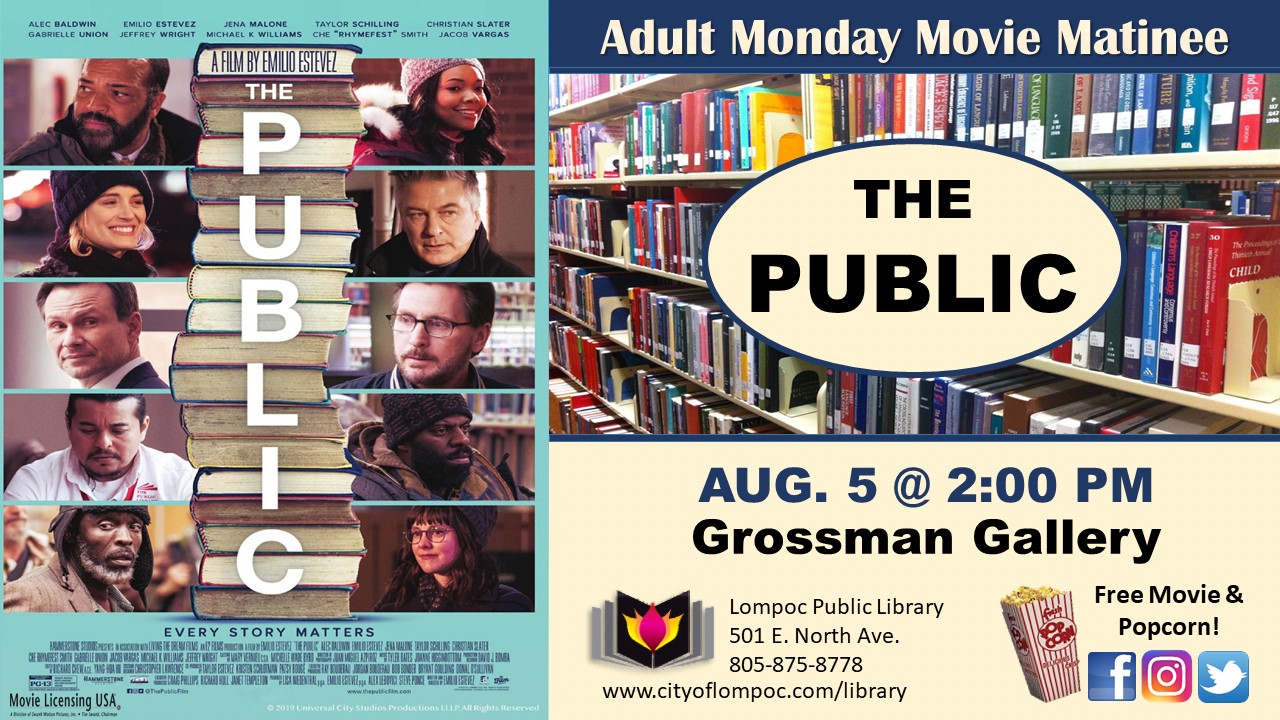 Monday Movie - The Public 8.5.19