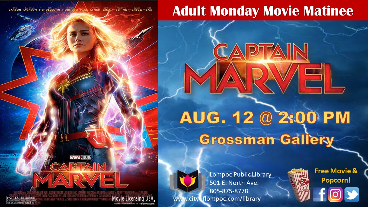 Monday Movie - Captain Marvel 8.12.19