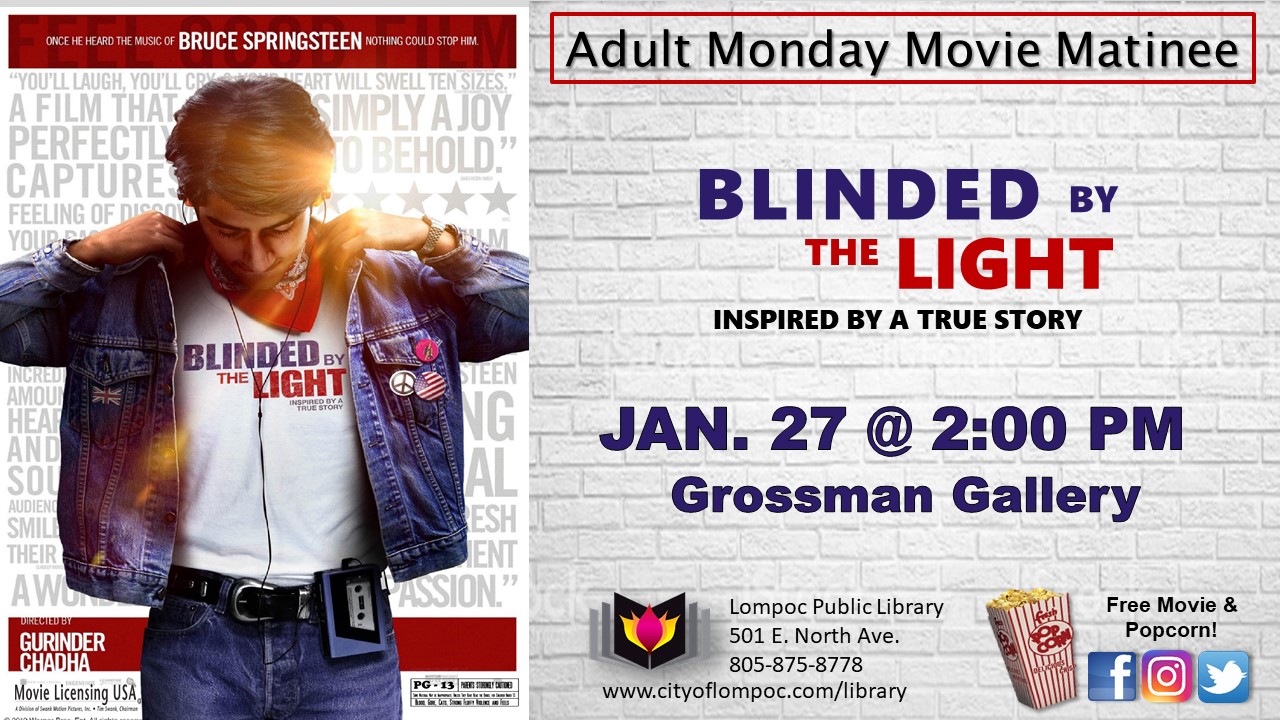 Monday Movie - Blinded by the Light 1.27.20