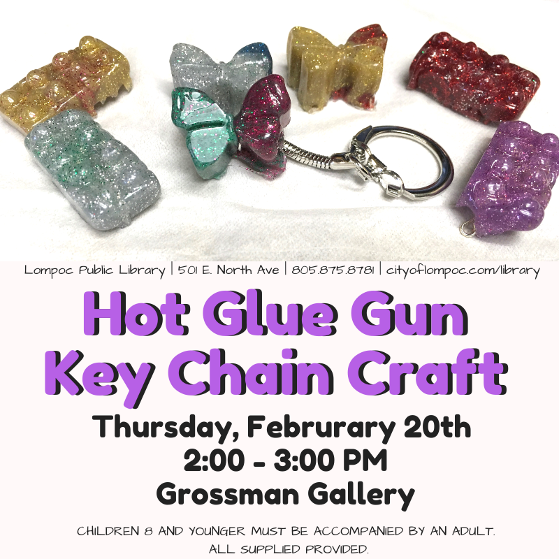 Hot Glue Gun Key Chains