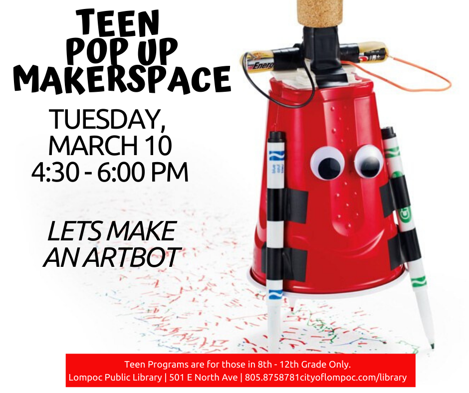 Teen POP UP Makerspace