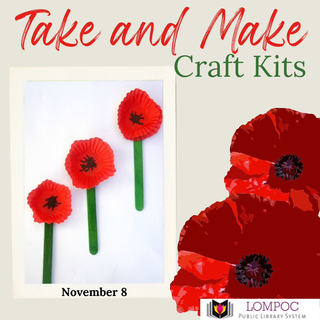 Take and Make Craft Kit November 21 Lompoc Public Library System