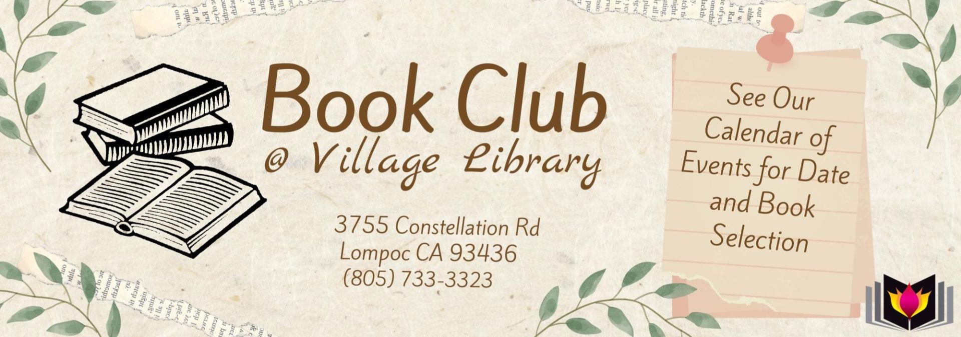 Book Club at Village Library