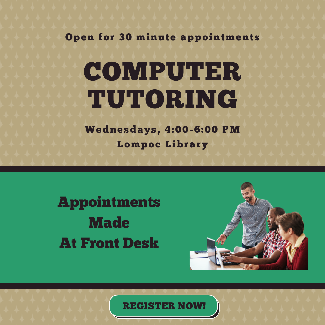 Wednesday Computer tutoring 