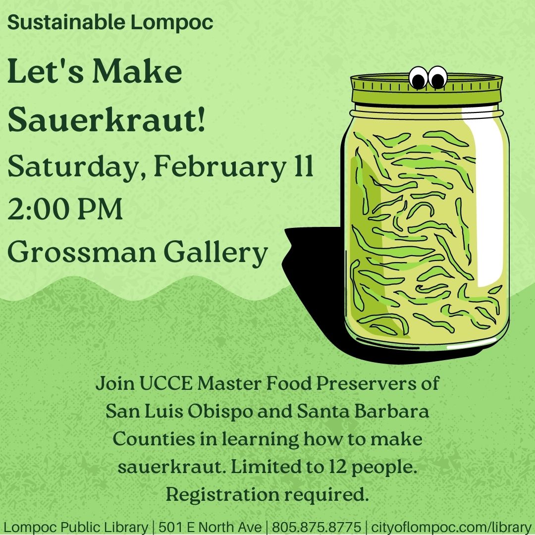 Sustainable Lompoc sauerkraut