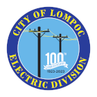 City of Lompoc Electric logo circle 7c