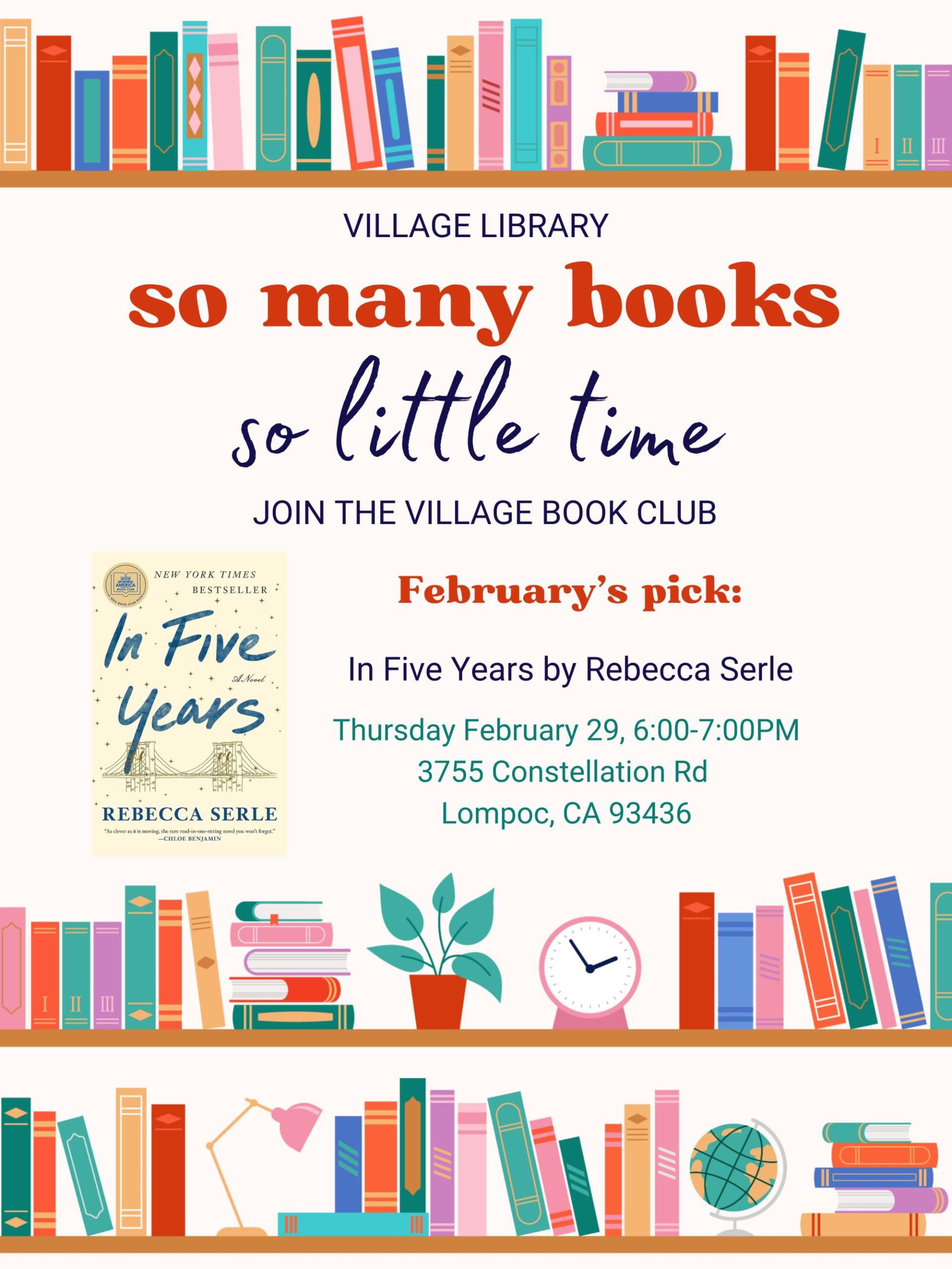 Village book club Feb 2024