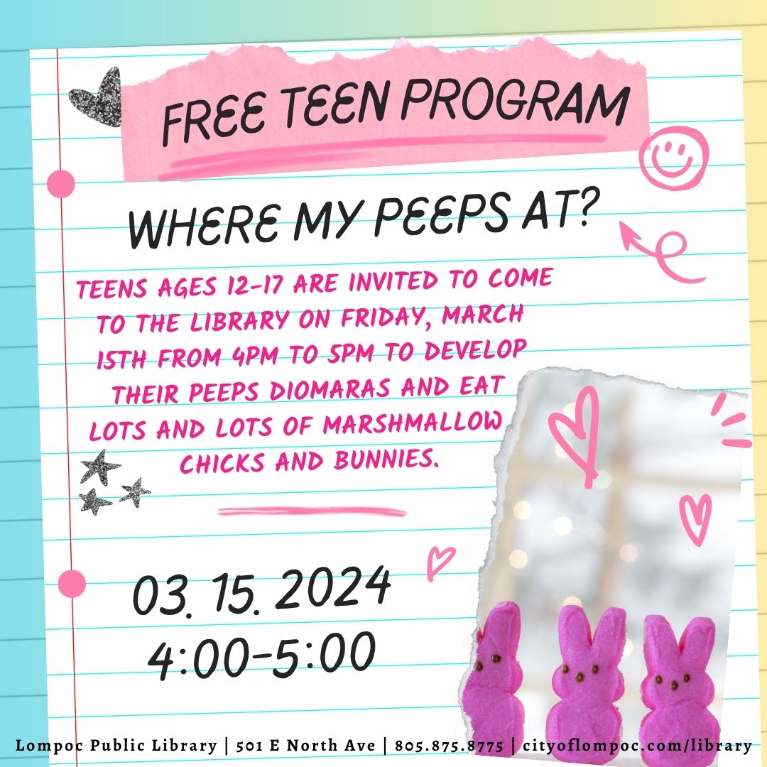 March Peeps Teen Program