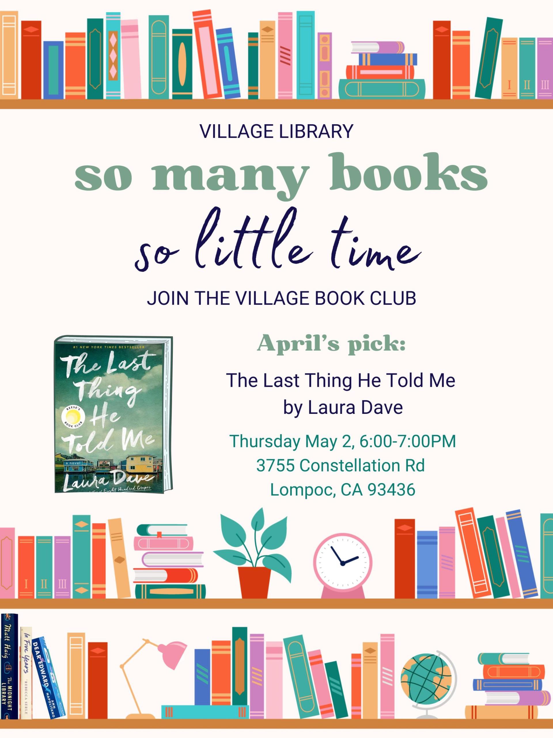 Village book club April 2024