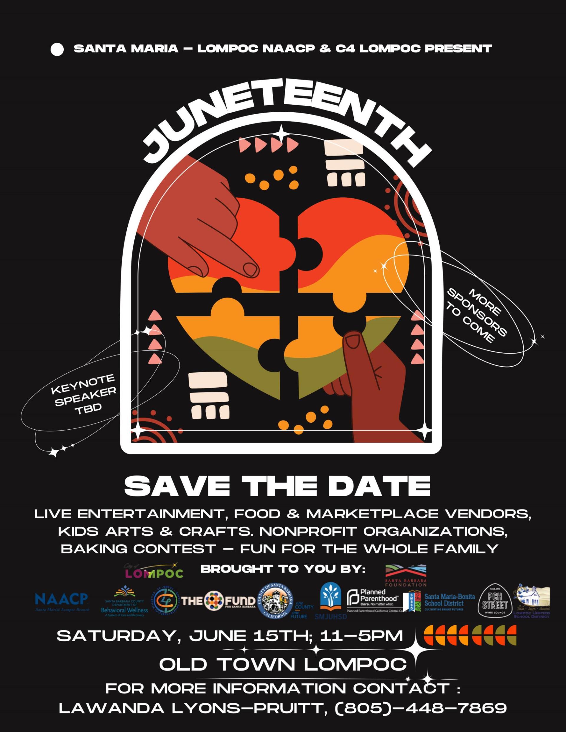 NAACP Juneteenth 2024 SAVE THE DATE Flyer E