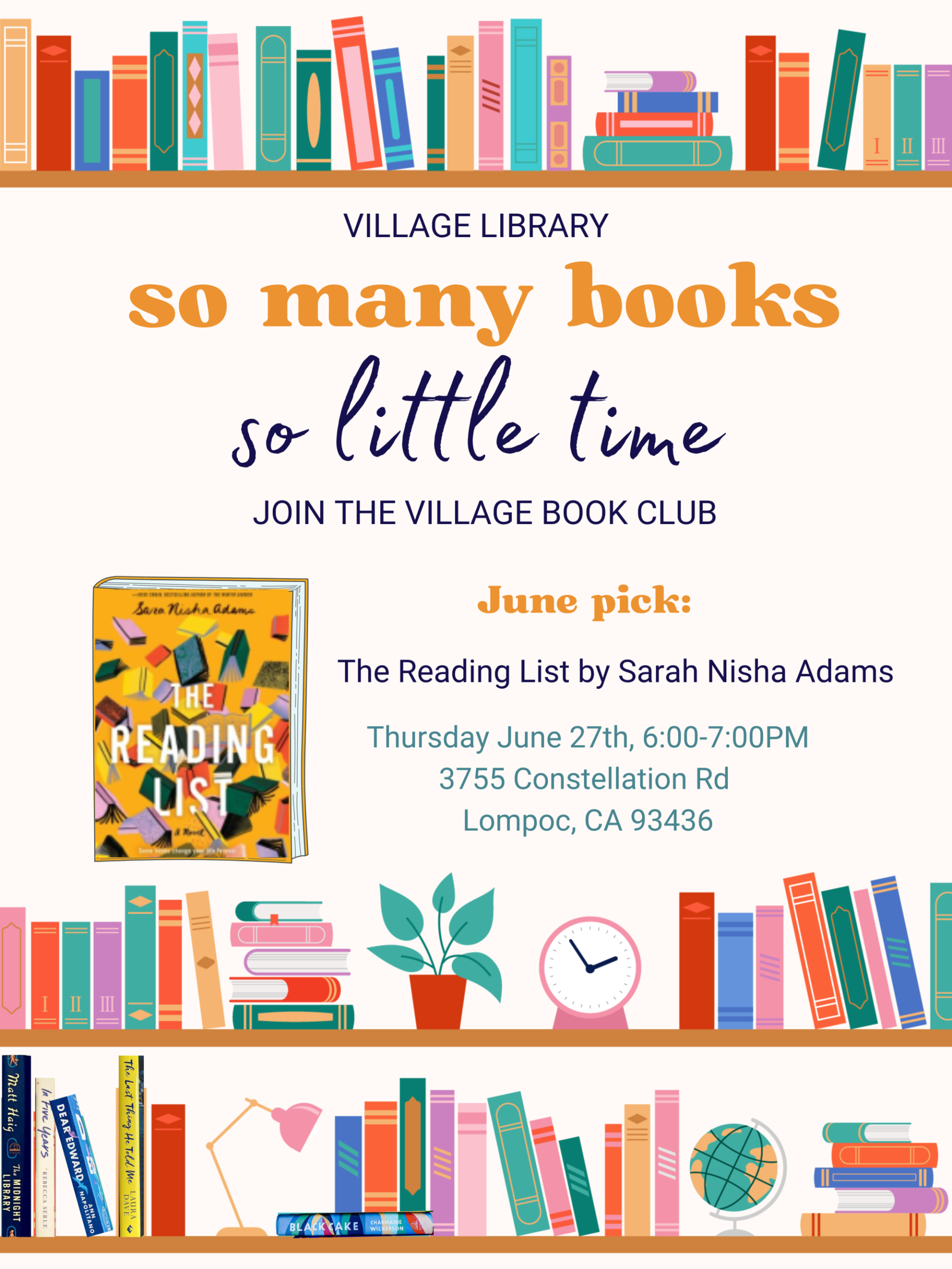 Village book club june 2024