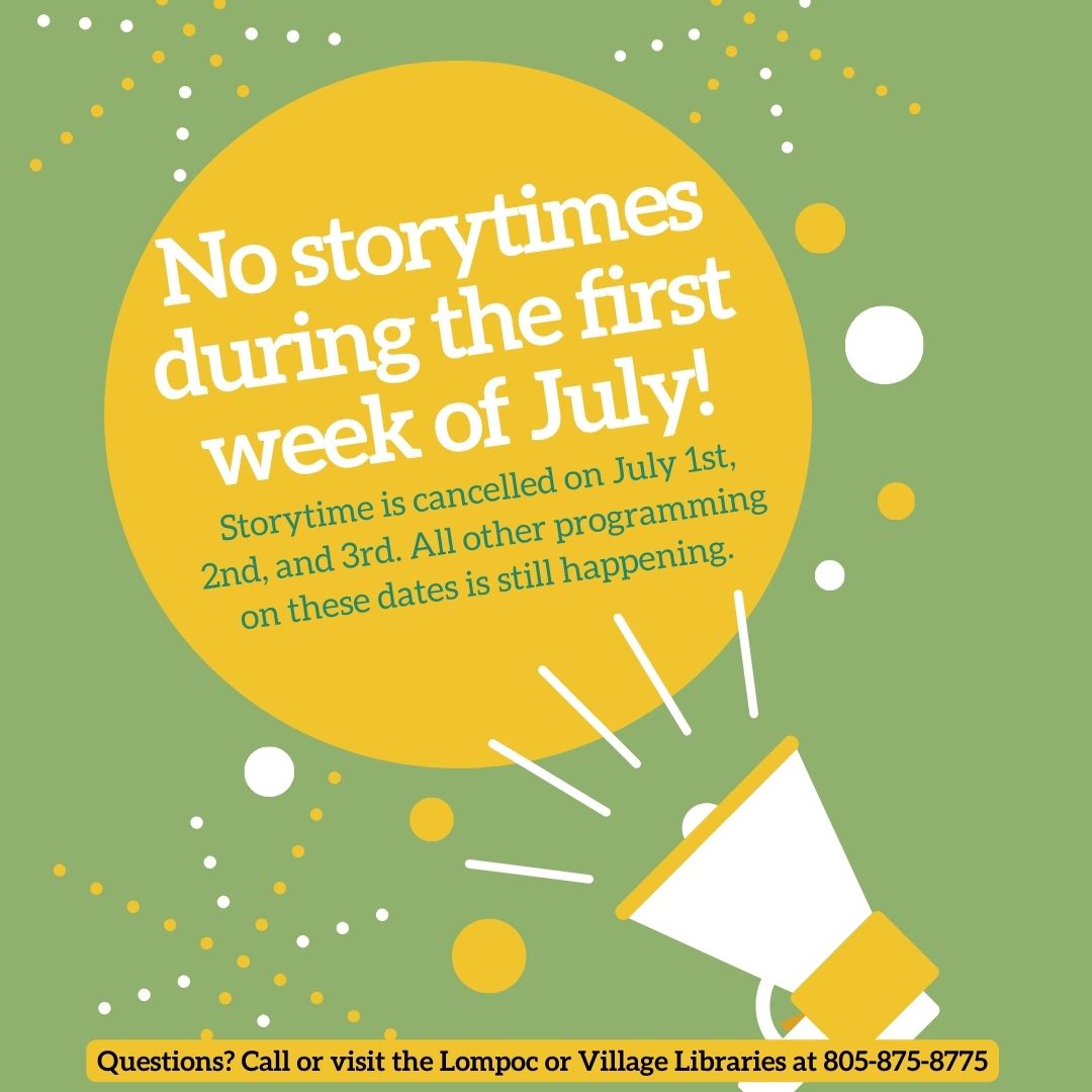 Storytime cancelled July 2024 EN