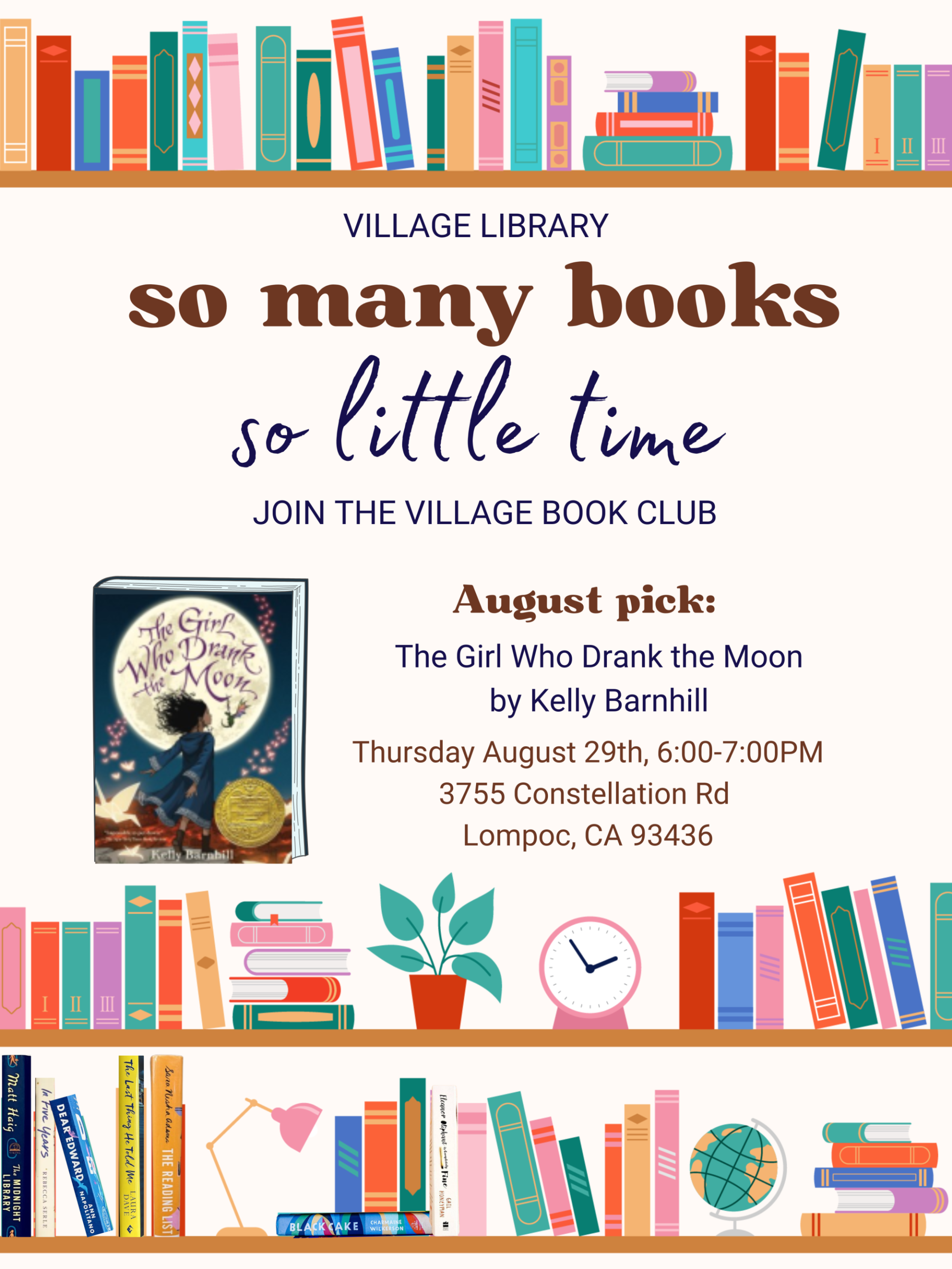 Village book club 2024 august