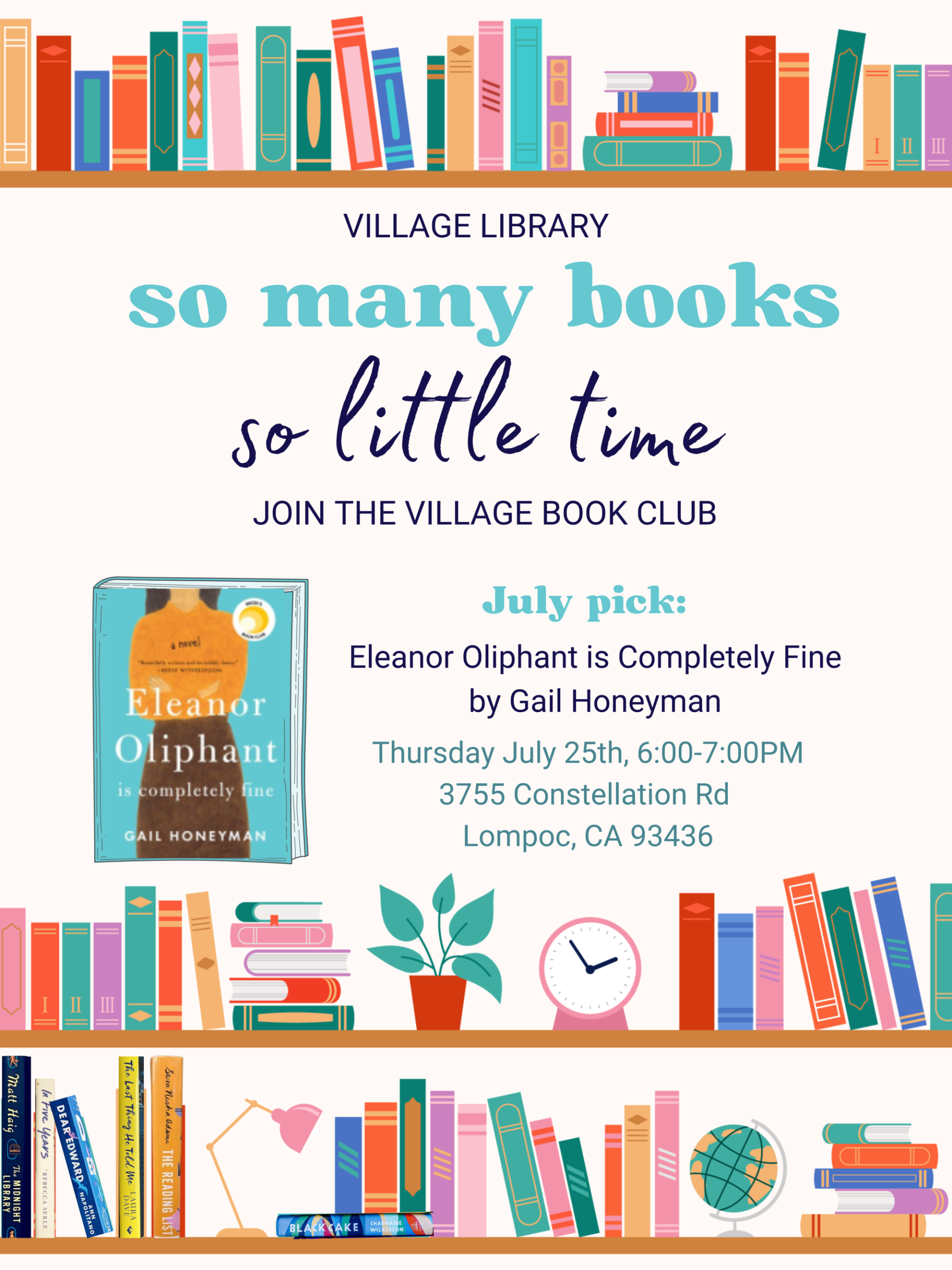 Village book club 2024 july