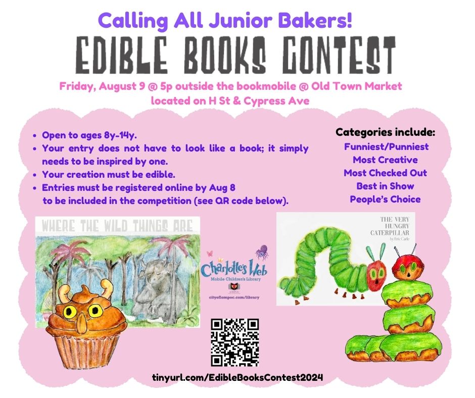 Edible Books Contest Flyer