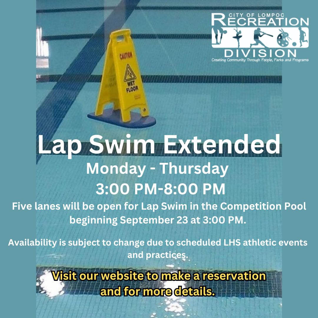 Lap Swim Extended 9.23.24 (Instagram Post)