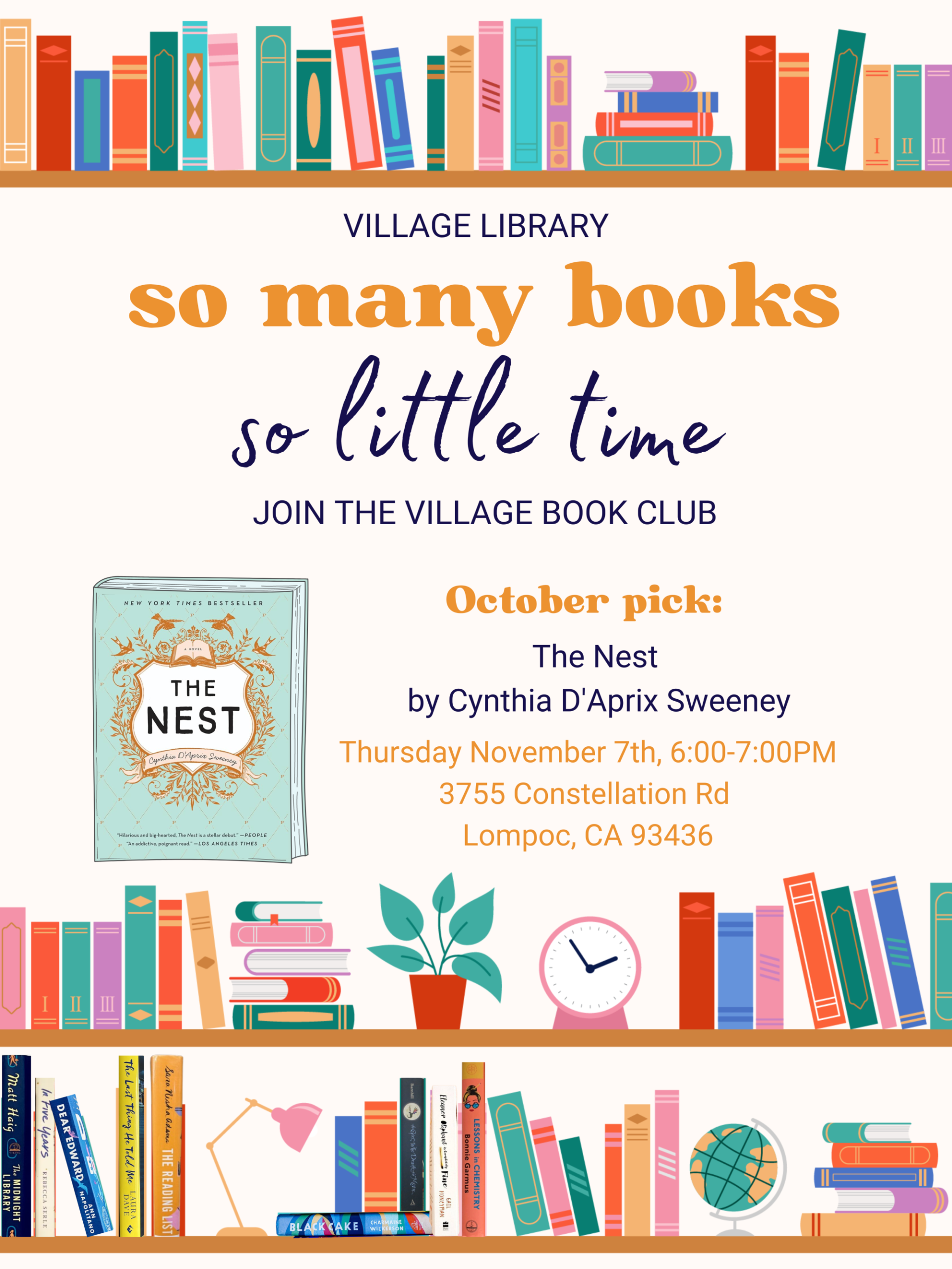 Village book club 2024 october