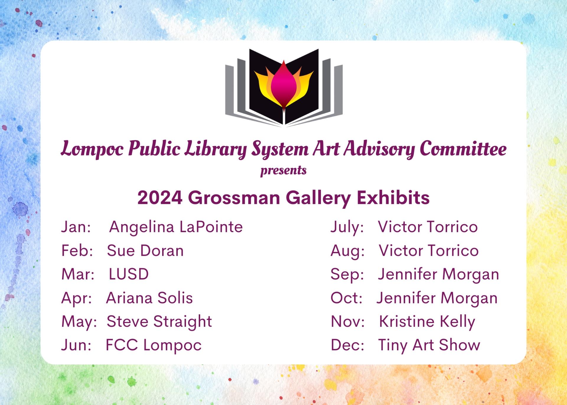 2024 Grossman Gallery Exhibits