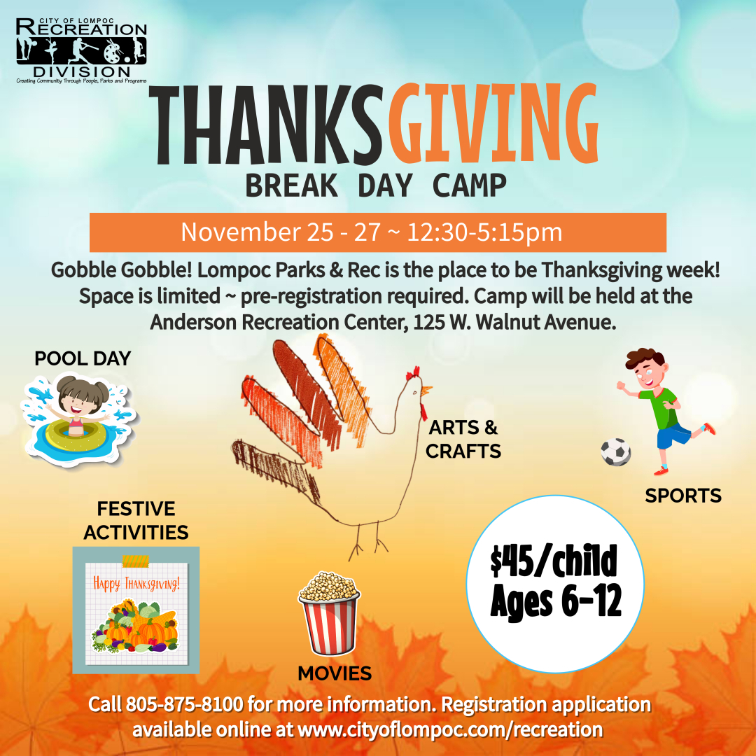 2024 Thanksgiving Break Day Camp