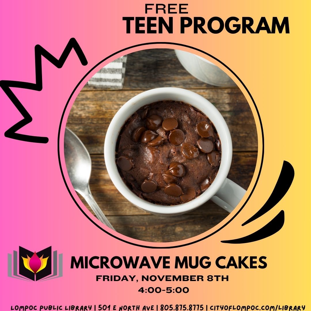 November Teen Program Mug Cakes